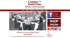 Desktop Screenshot of conwaypartyrentals.com