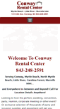 Mobile Screenshot of conwaypartyrentals.com